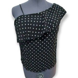 MONTEAU Sleeveless Blouse With Star Print Size L